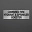 Combined Fire Hydrant & Sprinkler Booster Sign