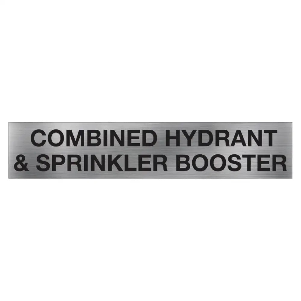 Combined Hydrant &#038; Sprinkler Booster Sign