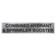 Combined Hydrant & Sprinkler Booster Sign