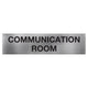 COMMUNICATION ROOM SIGN - 400x100mm