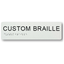 Braille & Tactile Custom PVC Sign