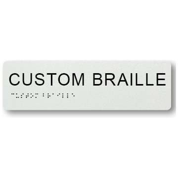 Braille & Tactile Custom PVC Sign