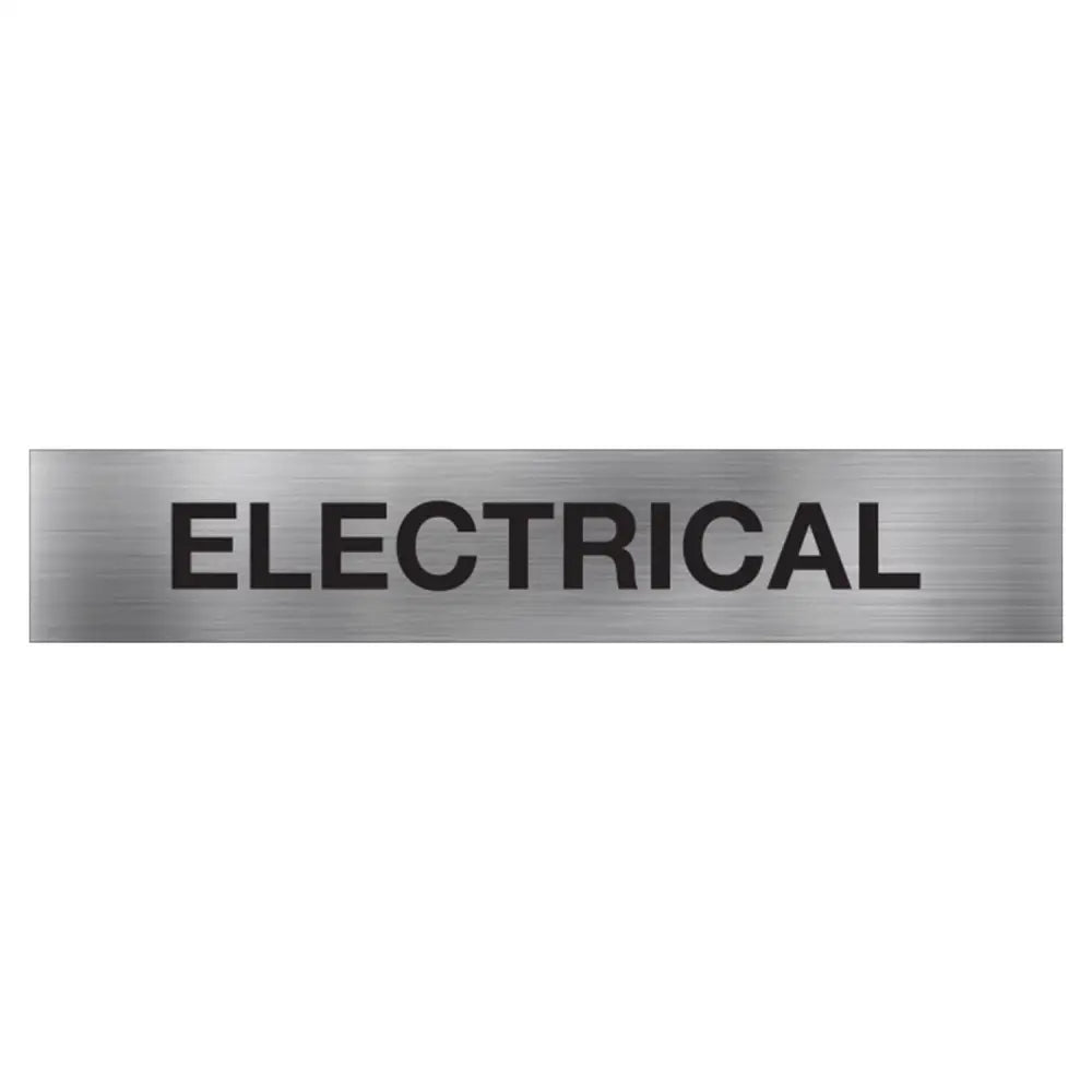 ELECTRICAL SIGN - 400x75mm - Electrical Statutory Signs