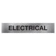 ELECTRICAL SIGN - 400x75mm - Electrical Statutory Signs
