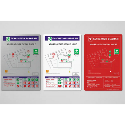 Evacuation Block Plans - AS3745 - Fire Block Plans