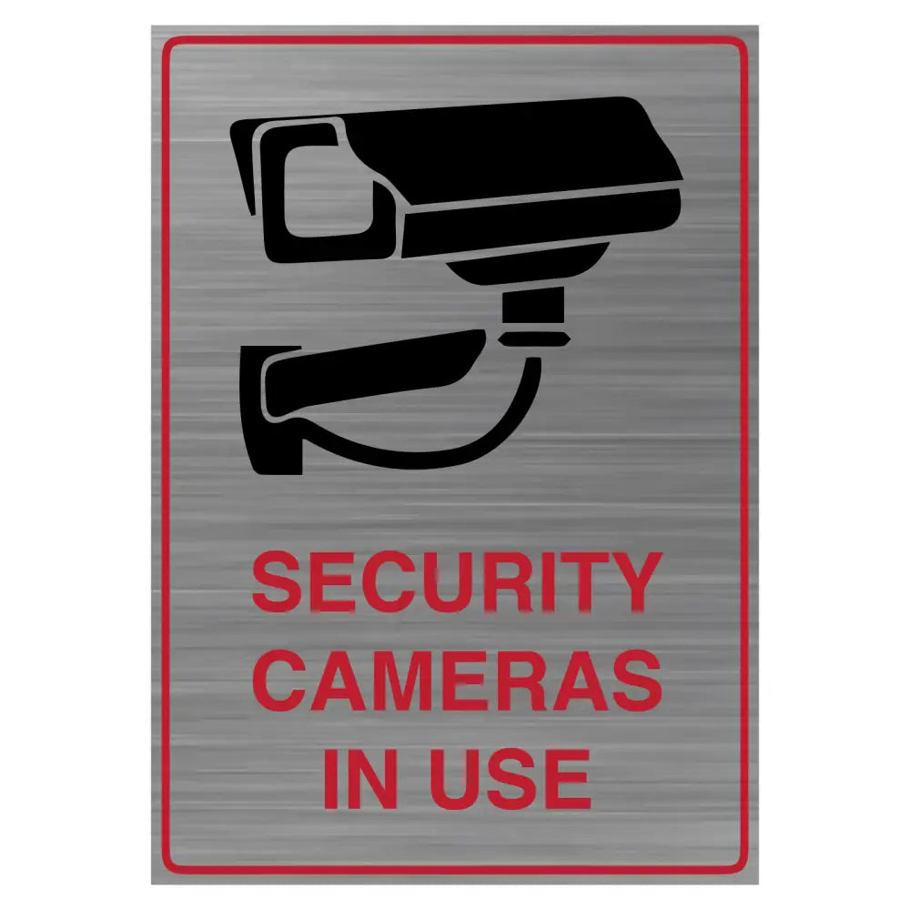 Security Cameras In Use sign | Statutory Signs | Digicraft ...