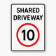 Shared Driveway 10 Sign