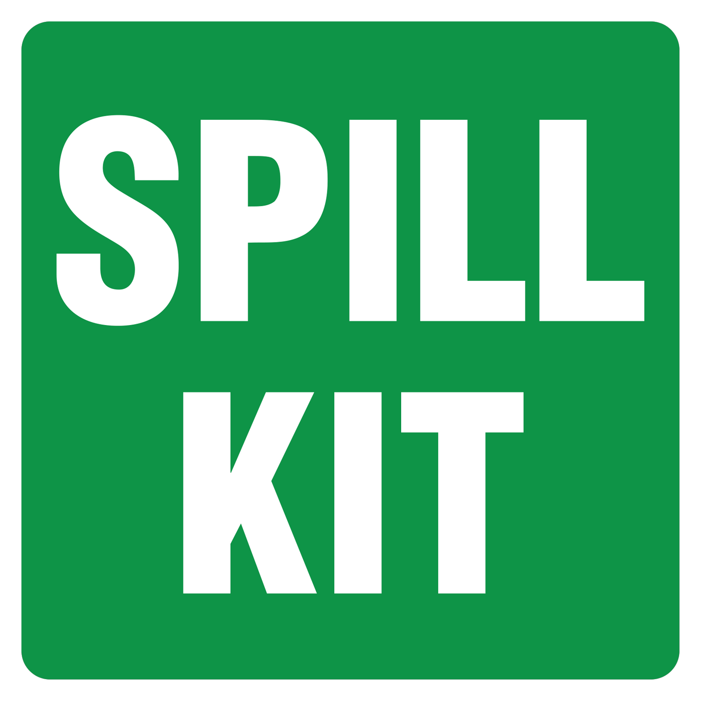 Spill Kit Vehicle Sticker