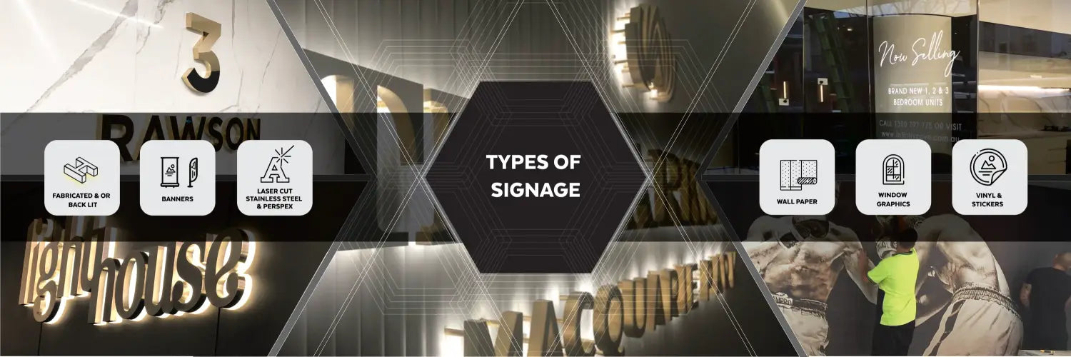 Types of signage