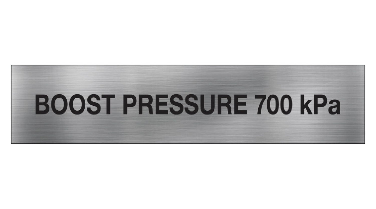 Boost Pressure Sign