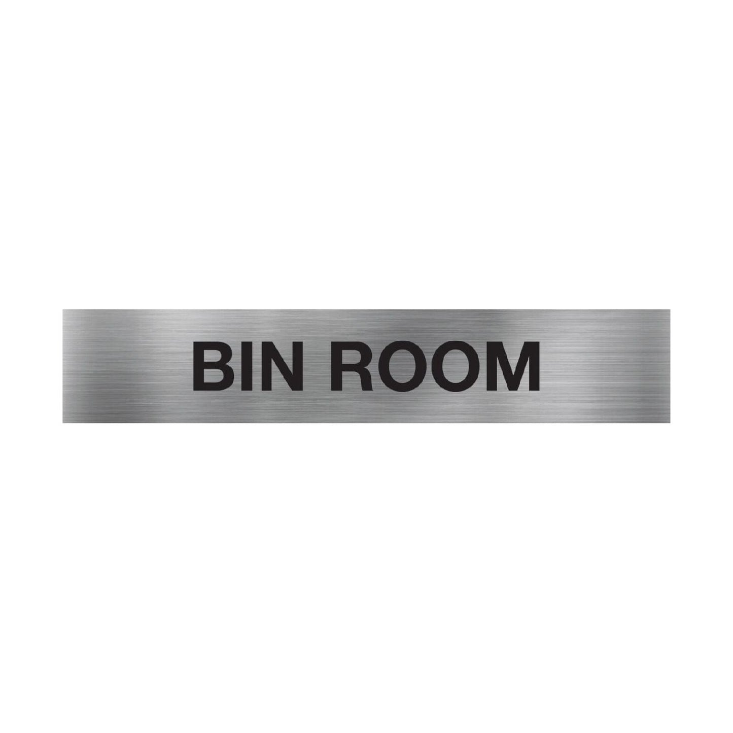 Bin Room Braille Sign