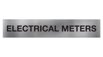 ELECTRICAL METERS SIGN