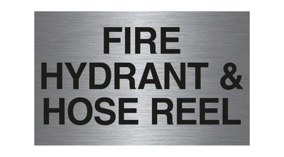 FIRE HYDRANT & HOSE REEL SIGN