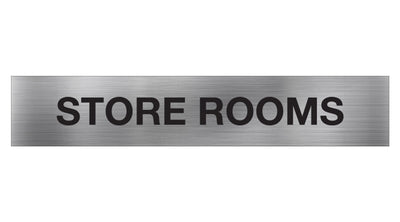 STORE ROOMS SIGN