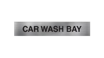 Car Wash Bay Sign