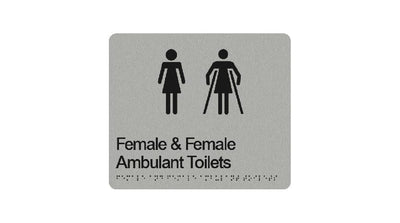 Female &#038; Female Ambulant Toilet Sign