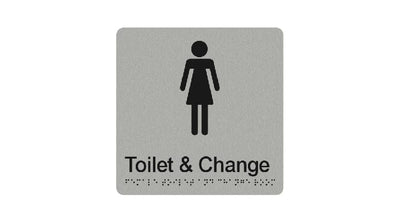 Female Toilet &#038; Change Sign