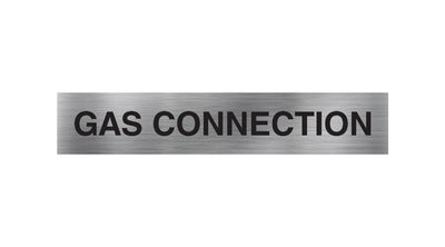Gas Connection Sign