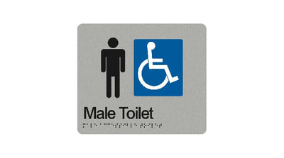 Male Accessible Toilet Sign
