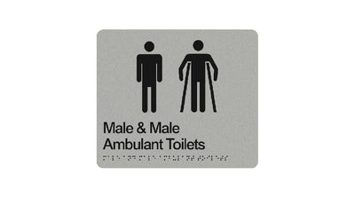 Male &#038; Male Ambulant Toilet Sign