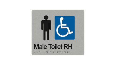 Male Accessible Toilet Right Hand Sign