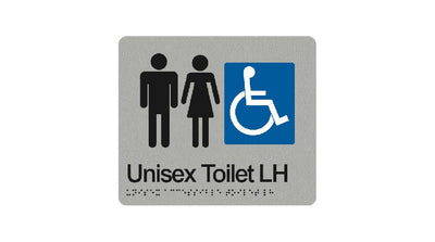 Unisex Accessible Toilet LH Sign