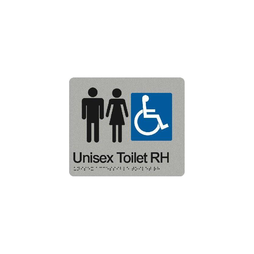 Unisex Accessible Toilet RH Sign